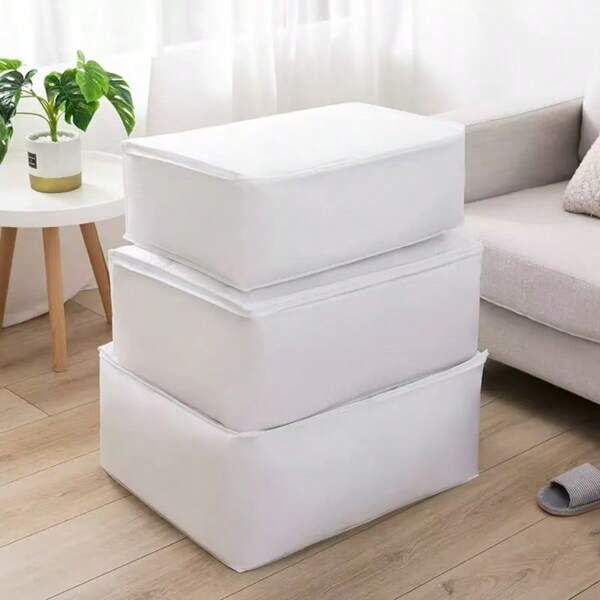 Sac de rangement pour vêtements de très grande capacité, multifonctionnel, étanche à la poussière, à l'humidité, respirant, portable et pliable | Un outil magique pour organiser les courtepointes, les vêtements et les couvertures, adapté à une utilisation dans les chambres, les armoires, les voyages, les déménagements, les salles de stockage et d'autres scénarios. C'est une aide pratique pour la maison qui permet d'économiser de l'espace, est facile à nettoyer et est disponible dans une variété de tailles pour répondre à différents besoins de stockage. C'est une solution de rangement idéale pour optimiser la vie à la maison.