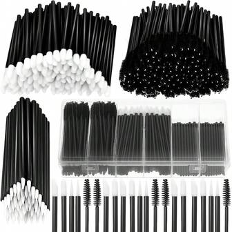 313Pieces Makeup Tools Kit Includes 1Pc Plastic Storage Organizer Box Hair Clips Eyeliner Brushes Mascara Wands And Lipstick Applicators For Lip,Brush Set,Makeup Brush Kit,Make Up Brush Set,Make Up Set Complete,Makeup Brush Set,Complete Makeup Kit,Brush Kit,Brushes Makeup Set,Makeup Gift Set
