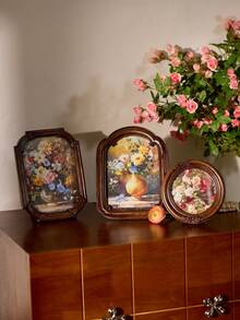 Cirelle 1 pezzo Cornice per foto vintage americana per parete, cornice per foto di famiglia, cornice da esposizione in resina antica, supporto per foto per decorazione salotto (carta fotografica casuale), decorazione, cornice da tavolo, regalo per la festa della mamma, accessori per il salotto, decorazione matrimonio, regalo speciale, accessori per caffetteria di alta gamma