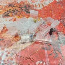 Diamond Painting Tools Kit - Diamond Collection Bottle, Transparent DIY Storage Box, Large Beads Organizer - White - View 3