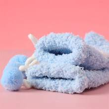 Sanrio Cartoon Schlaf Socken Cinnamoroll süße Plüsch Socken, gepolstert warm Socken für Zuhause, flauschige Boden Schlaf Strümpfe, Weihnachtsgeschenke