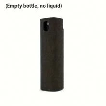 1 Set Of Cleaning Solution And Ultra-Fine Fiber Cloth - Portable Spray And Wipe For Phones, Computers, Glasses - TSA Compliant Size, Alcohol And Ammonia-Free (Empty Bottle, No Liquid)