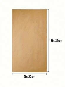 Papel encerado para hornear precortado, 9x13 pulgadas, sin blanquear y antiadherente, tamaño de media hoja para hornear, cocinar, asar a la parrilla, freidora de aire, cocinar al vapor, accesorios para freidora de inmersión profunda - Multicolor - Ver 11