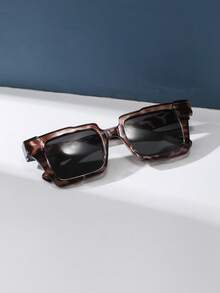 Kính râm hình chữ nhật kiểu retro họa tiết da báo, kính mắt thời trang phong cách Bohemian, thiết kế cổ điển dành cho các hoạt động thể thao ngoài trời, cưỡi ngựa, du lịch, bãi biển, lái xe, câu cá, kính râm unisex chống tia UV mùa hè - Nhiều màu - Xem 2