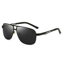Retro Men's Pilot Metal Polarized Fashion Glasses Fashion Elegant Fashion Glasses Popular Mirror Stylish Lens Driving Bicycle Outdoor Activities Fishing Sports Fashion Glasses For Summer Beach Vacation,Outdoor,Travel
