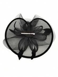 Fascinators Hat For Women Tea Party Headband Kentucky Derby Wedding Flower Mesh Hair Clip