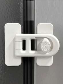 1pc Oven Door Lock, Rotate Type No Drilling Needed, Lock For Kitchen, Microwave, Child Protection - 1pc - View 16