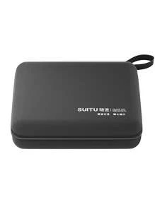 Borsa portaoggetti per aspirapolvere per auto, borsa portaoggetti per compressore d'aria senza fili, custodia rigida in EVA per contenitore di archiviazione digitale portatile, contenitore di archiviazione per set di aspirapolvere portatili, borsa per organizzazione e stoccaggio di aspirapolvere per auto