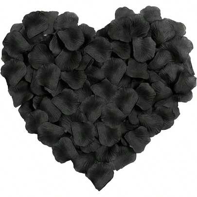 1000 件/套雪纺和无纺布人造花瓣适用于生日派对、婚礼、周年纪念装饰