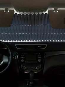 1pc Retractable Automotive Umbrella Sun Shade Curtain, Foldable Car Windshield Sunshade Board, Heat Insulation Sun Blocker Curtains Curtains For Living Room Kitchen Room Decor Home Decor Living Room Kitchen Decor Living Room Decor Room Decor Curtains Bedroom