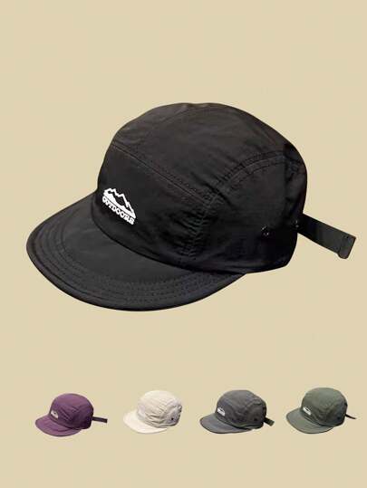 1 قطعة قبعة قاعدة بيسبول قطنية صيفية عتيقة جميلة بتصميم عادي من البوليستر مطرزة، مع تهوية وقابلة للتعديل، متناسبة للجنسين