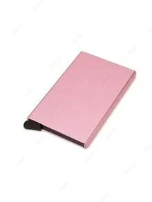 Rfid Anti-Theft ID Credit Card Holder Minimalist Aluminium Metal Wallets Pocket Case Bank Women Men Cardholder Box For Women Wallet Mini Wallet Purse Wallet RFID Wallet Card Wallet - Rose Gold - View 6