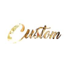 1 buc., decorațiune acrilică cu nume personalizată, cu finisaj elegant de oglindă, decorațiune cu litere aurii și argintii, material acrilic de înaltă calitate, suprafață plană 2D, potrivită pentru petreceri, zile de naștere, camere de zi, dormitoare, creșe și decorațiuni pentru petreceri de ziua de naștere pentru acasă. - Multicolor - Vizualizare 14