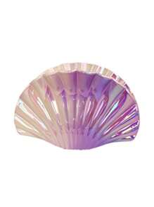 1pc Gradient Color Shell Hair Clip, Vacation Style Hair Accessory, Large Size Claw Hair Clip, Summer Maritime Design Hair Clips Hair Jaw Clip Hair Clamps Hair Clutch Hair Catcher Clip