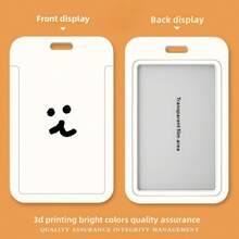 Conjunto de tarjetas lindas con oso de pimienta caqui, tarjeta de arroz, tarjeta de autobús, protector de documentos de identidad, control de acceso al campus con cuerda colgante y personalización de llave - Tarjetero con correa de cuero - Ver 10