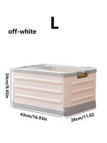 1pc Foldable Book Box With Wheels, Storage Box For Student Classrooms, Trolley Organizer Box For Dormitories, Book And Miscellaneous Storage Box