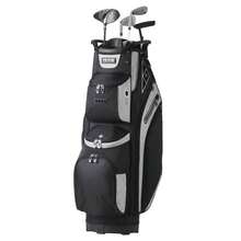 Premium 36 Inch Cart Bag With 14 Way Divider System Multiple Pockets Available In Various Colors - Black - View 1