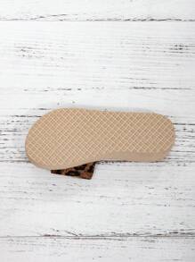 1 Paar Leoprint-Personalisierte Dicksohlen-Pantoffeln, geeignet für Frühling, Sommer und Herbst Lässig Bekleidung