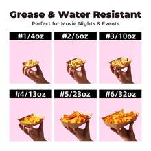 50Pcs/Pack Brown Kraft Paper Food Trays - Heavy-Duty Disposable Food Boats For Fries Nachos Hot Dog Taco BBQ Party Picnic Wedding - Multicolor - View 3