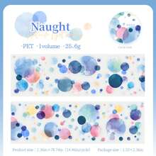 1 Roll PET Watercolor Gradient Washi Tape, Watercolor Series, Suitable For Gifts, Office, Home, Marking, Labeling, Classroom, Entertainment Toys, Student Planner Creative Vintage Decoration DIY Tapes Back To School