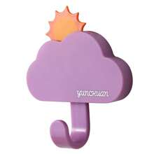 1 Pc Sun Moon Adhesive Hook No Hole Door Rear Wall Hanging Strong Load Bearing Party Activities No Trace Hook