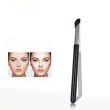 1支黑色拇指形遮瑕刷，无缝贴合肌肤，有效遮盖瑕疵、黑眼圈，柔软尼龙刷毛，拇指设计贴合脸型；1支专业粉底刷 #47 歌舞伎刷头，适用于粉底液、修容，女士化妆工具，粉底刷、遮瑕刷、腮红刷、修容刷、腮红刷、古铜粉刷、散粉刷、粉底刷、腮红刷 - 黑色 - 查看 6