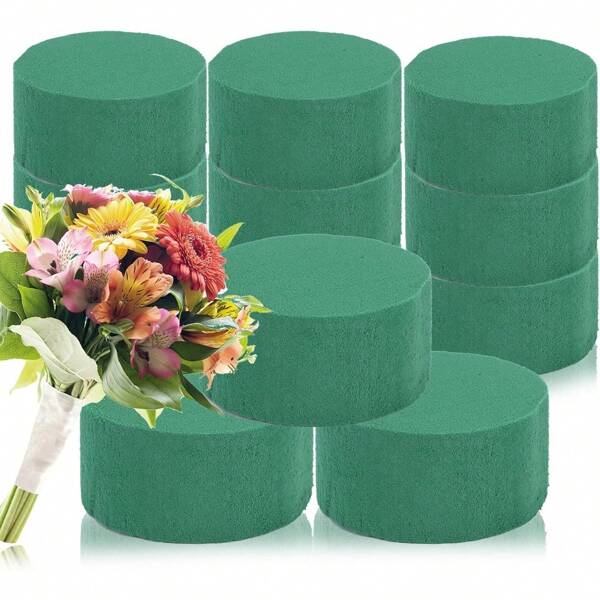 1/2/4/8/16 Confezioni di blocchi di schiuma floreale per composizioni floreali, ciascuno di dimensioni 5,5" x 3,14" x 1,77", in schiuma verde per fiori bagnata e asciutta, adatta per matrimoni, compleanni, feste, decorazioni natalizie, decorazioni per la casa, rose, stile decorativo, decorazioni per feste e vacanze, decorazioni autunnali, di Ognissanti, natalizie, stile bohémien