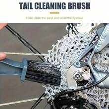 3pcs Bicycle Chain Cleaning Brushes, ABS Material Off-Road Motorcycle Chain Brushes, Bike Cleaning Brushes Accessories - Multicolor - View 5