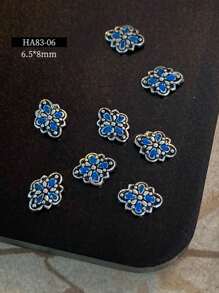 Geassorteerde 5 stuks/30 stuks/50 stuks nieuwe nagelkunst Boucheron-serie decoraties, vintage paleisstijl exotische platte versieringen, strass-steentjes