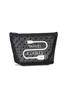 Mesh Bag, Large Capacity Transparent Mesh Cosmetic Storage Bag, Multi-Functional Travel Portable Bag - متعدد الألوان - مشاهدة 12
