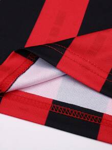 SURUIDA 1 pezzo Maglia da calcio del Milan 2024-2025, divisa sportiva professionale da calcio, comoda e traspirante per partite, tempo libero e sport di squadra, maglietta a maniche corte