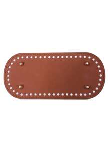 1 pieza/3 piezas Fondo de bolso a ganchillo, cojín de fondo de bolso, cojín ovalado de PU para fondo de bolso con agujeros para hacer bolsos y carteras, base ovalada tejida a mano para bolso, soporte de fondo de bolso de PU, placa de fondo ovalada DIY para bolso, herramientas de ganchillo 22*10cm de largo para fondo de bolso de punto, base de bolso de PU hecho a mano con agujeros, accesorios para fondo de bolso de ganchillo DIY
