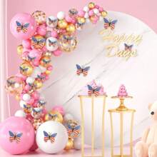 24pcs 3D Butterfly Wall Decor, July 4th Festival Party Supplies, Butterfly Wall Stickers Decoration Removable Butterfly Art Decal For Bedroom Living Room Refrigerator Home Decor Butterfly Pattern Stickers, PVC Stickers, 2 Sizes Mixed Pack Room Decor Living Room Decor