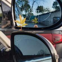 2 piezas Película transparente impermeable para el espejo retrovisor del coche, accesorios antivaho y resistentes al agua