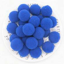 High-Elastic 3cm Fluffy Pompoms Balls 30mm Soft Pom Poms For Hobby Supplies And DIY Creative Arts Crafts Party Making Decoration 21pcs (20g) - Multicolor - View 18