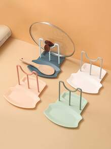 Support pour ustensiles de cuisine, Porte-couvercle de casserole détachable, Organisateur de rangement autoportant