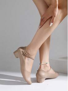 [2025] Sandalias con punta puntiaguda y cordones para mujeres, zapatos de estilo Mary Jane de moda para ir al trabajo, citas, fiestas, vacaciones, temporada de primavera, nuevos sandalias de vestir con tacón alto y cristales simples