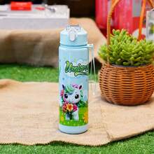 1pc Cute Cartoon Unicorn Water Bottle - 800ml Capacity, Straw Cup, With Carrying Strap, Leak-Proof, Shockproof, Portable - Suitable For Travel, Outdoor Activities, Student Use - Ideal For Valentine's Day, Mother's Day, Thanksgiving, Christmas And New Year Gifts - Multicolor - View 9