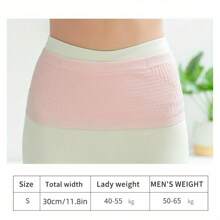 Pochete invisível para corrida - malha sem costura, nylon respirável com padrão de diamante, cinto elástico com absorção de choque, adequada para corrida e condicionamento físico, ótima para caminhadas - preta, visual esportivo moderno, bolsa de cintura leve, pacote de condicionamento físico
