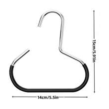 5pcs/Set Hat Holder Rack, Non-Slip Storage Holder Rack, Creative Round Ring Clothes Hanger Hook, Stainless Steel Wardrobe Hanging Hook For Hats, Suspenders, Ties, Scarves, Lingerie