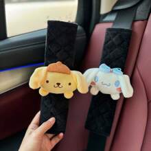 Sanrio Sanrio Yugui Dog Pudding Melo Tikulomi Seat Belt Protection Decorative Cover Cute Cartoon Car Decoration Car
