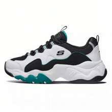 Skechers D'LITES Series Fashion Lace-Up Sports Shoes - Generation 3 Green Panda Sneakers