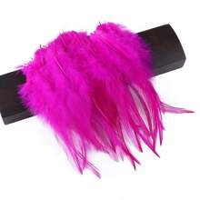 100Pcs Natural Chicken Feathers 4-6inch Beautiful Rooster Plumas For Jewelry Making Crafts Accessories Carnival Decoration True Plumes