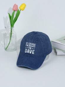 Fashionable Letter Print Baseball Cap, Suitable For Everyday Wear - Multicolor - View 12