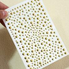 自粘面部宝石和珍珠，适用于化妆、节日珠宝、发饰、面部、眼睛、化妆品、指甲、身体和工艺品的水钻贴纸