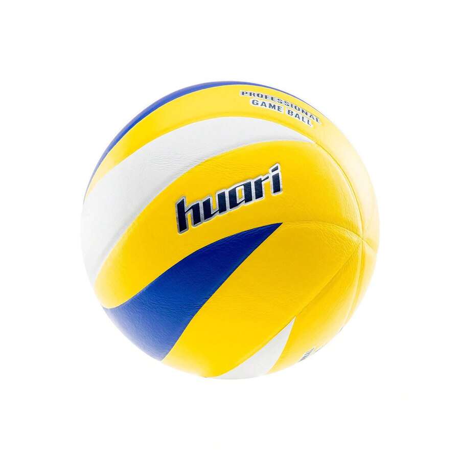 Huari Voltis Game Volleyball (Yellow/White/Blue) - Yellow - View 1