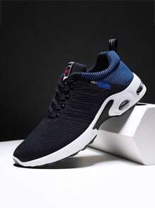 Chaussures de sport respirantes à enfiler pour hommes grands formats, chaussures de course antidérapantes, chaussures de sport casual, taille 39-47 [lettre aléatoire] (les tailles sont petites), salle de sport