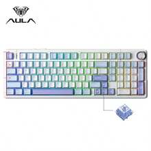 F99 PRO Custom Mechanical Gaming Keyboard Tri-Mode Wireless Hot-Swappable Gasket Mount Structure Pre-Lubed Linear Switches RGB Backlighting PC Peripheral - 彩色 - 查看 21