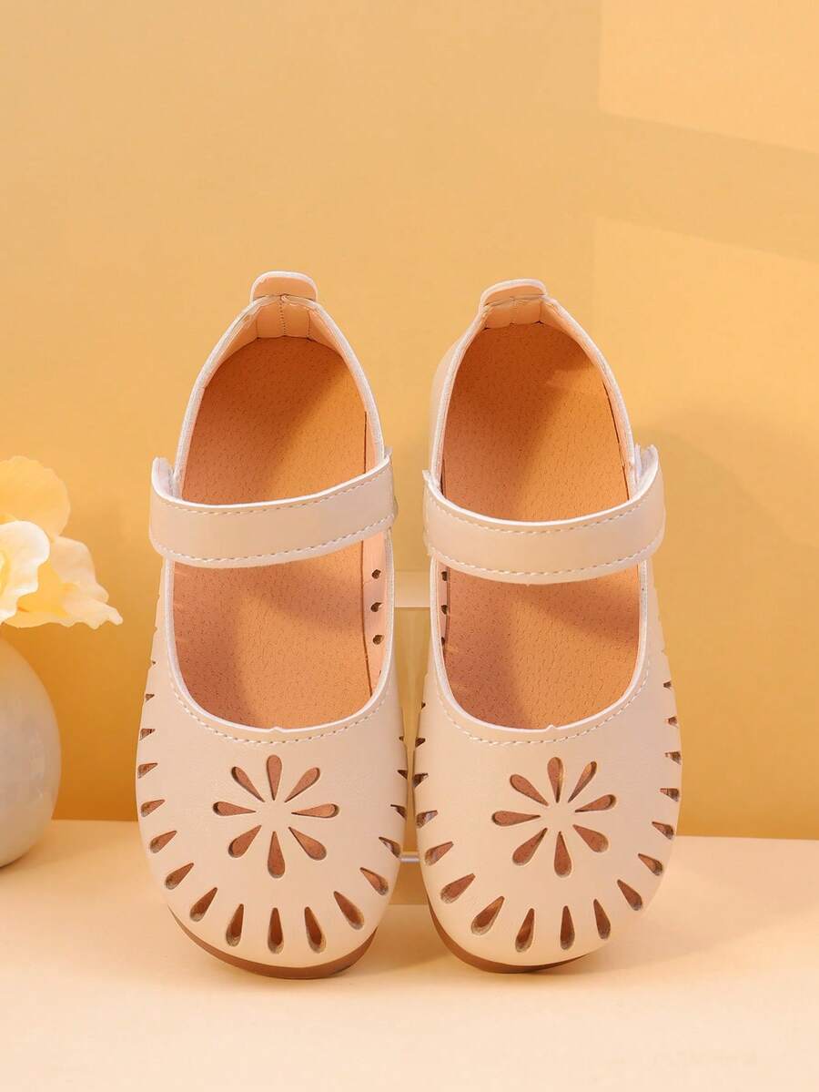 Comfortable Hollow-Out Children Flat Shoes, Girls Low-Top Casual Shoes For Toddlers & Infants, Round Toe Baby Walking Sneakers, Spring/Summer