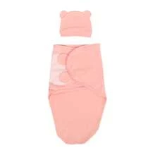 1 Set (Swaddle + Hat) Baby Swaddle Blanket Sleep Swaddle For 0-3 Months,Newborn Adjustable Swaddle Wrap,Baby Receiving Blanket,Wearable Baby Blanket, Easy Change Swaddle Sack, Preemie Swaddle Blanket Wrap Set,Newborn Sacks Wearable For Baby Boy Girl Sleeping,Calms Startle Reflex